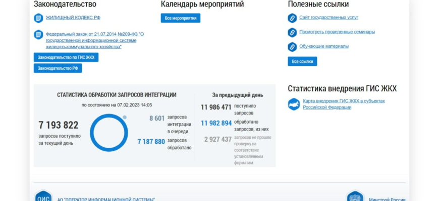 Сайт жкх не работает
